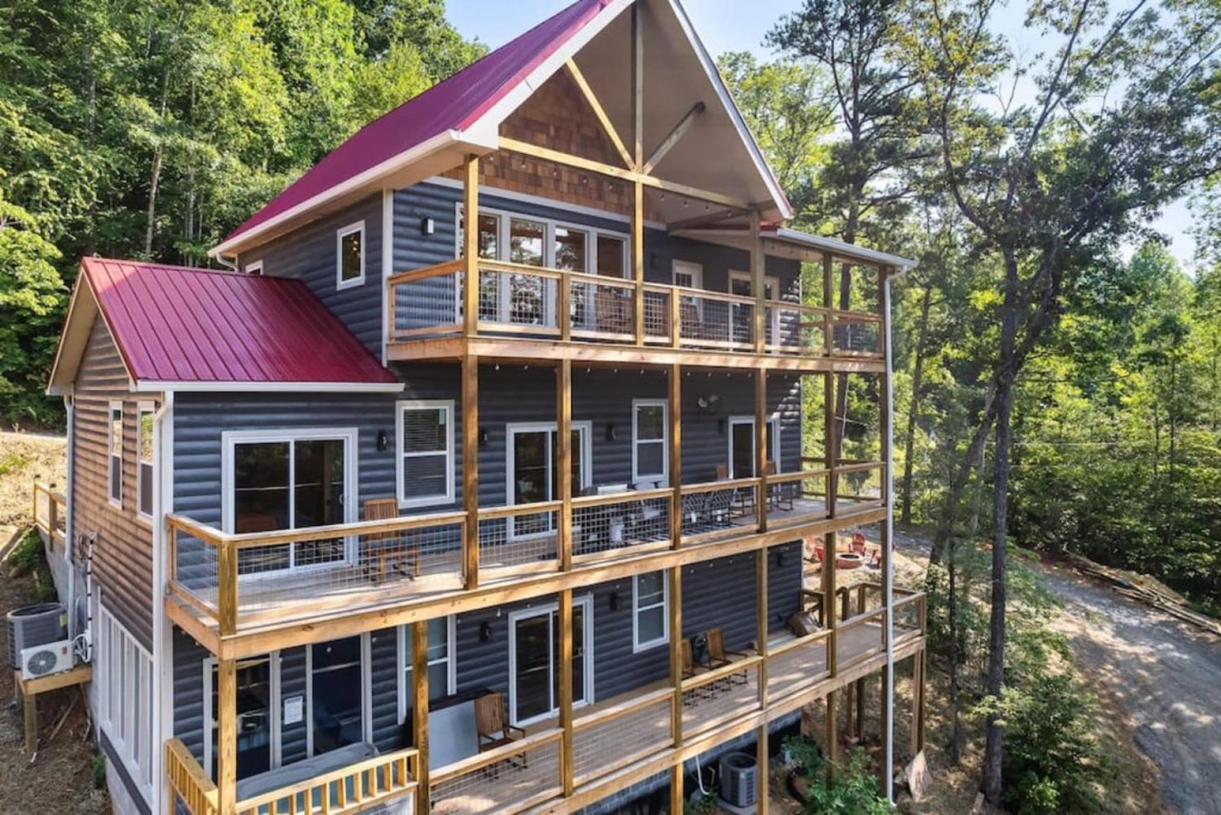 Tranquil Mountain Getaway By Ghosal Luxury Lodging Gatlinburg Zewnętrze zdjęcie