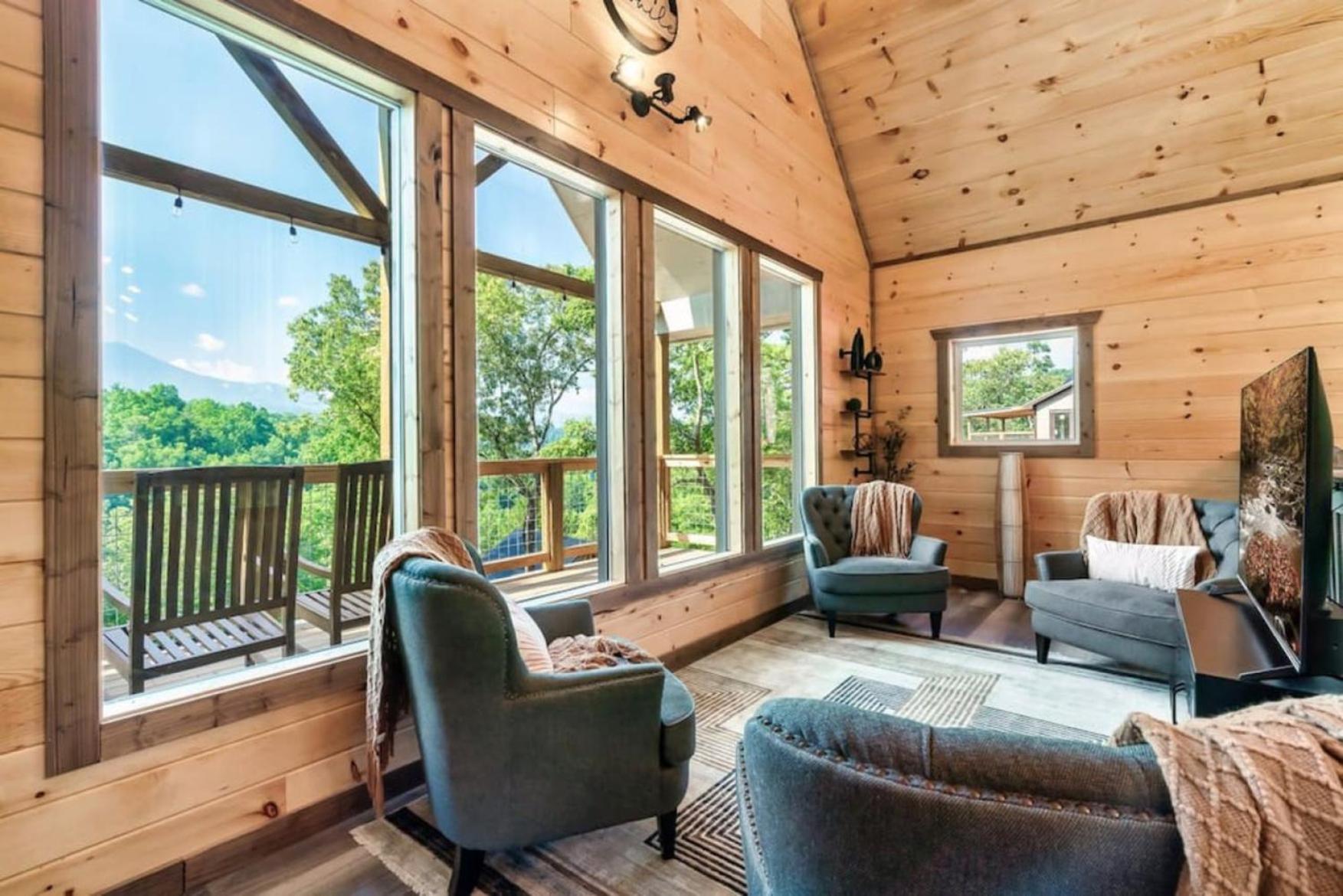 Tranquil Mountain Getaway By Ghosal Luxury Lodging Gatlinburg Zewnętrze zdjęcie