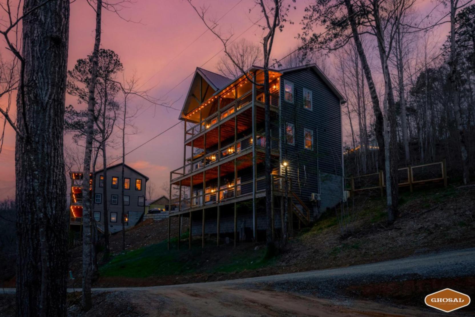 Tranquil Mountain Getaway By Ghosal Luxury Lodging Gatlinburg Zewnętrze zdjęcie